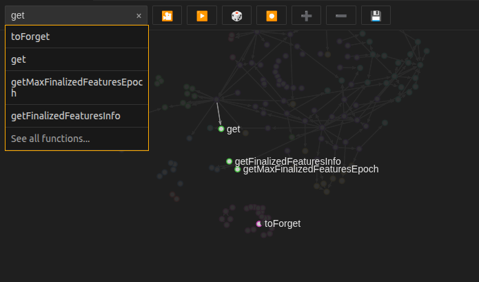 Search input with a "get" query